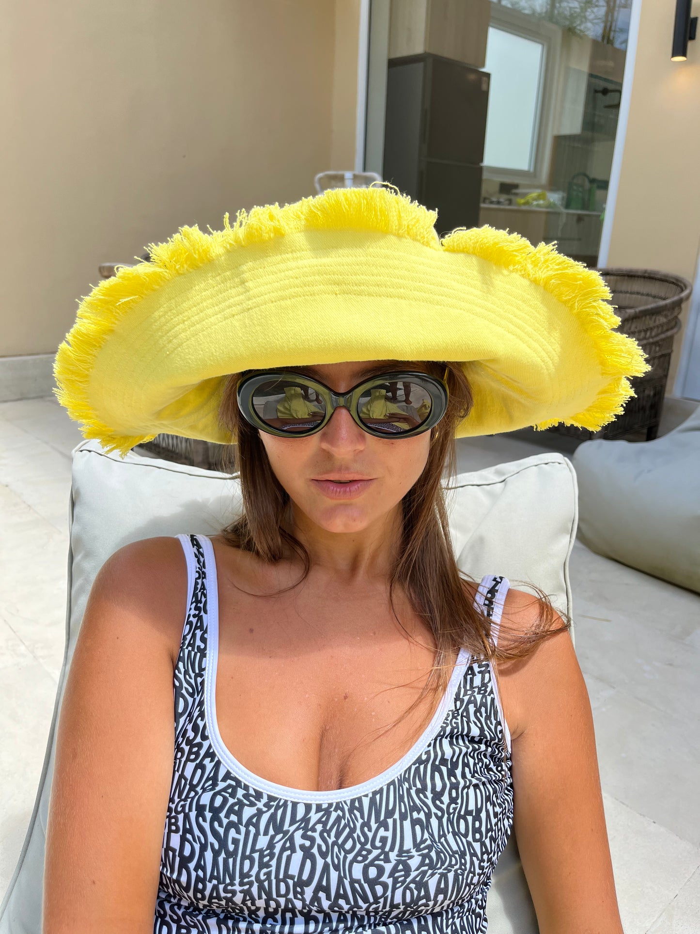 Berta Hat Yellow