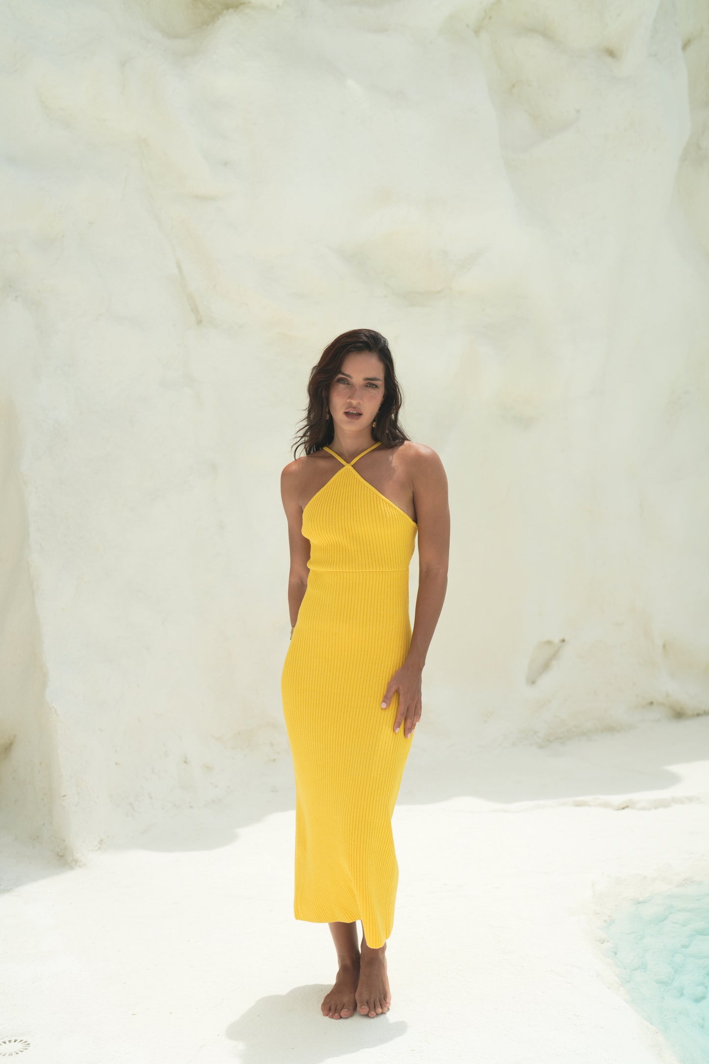 Vestido Midi Gala Amarillo
