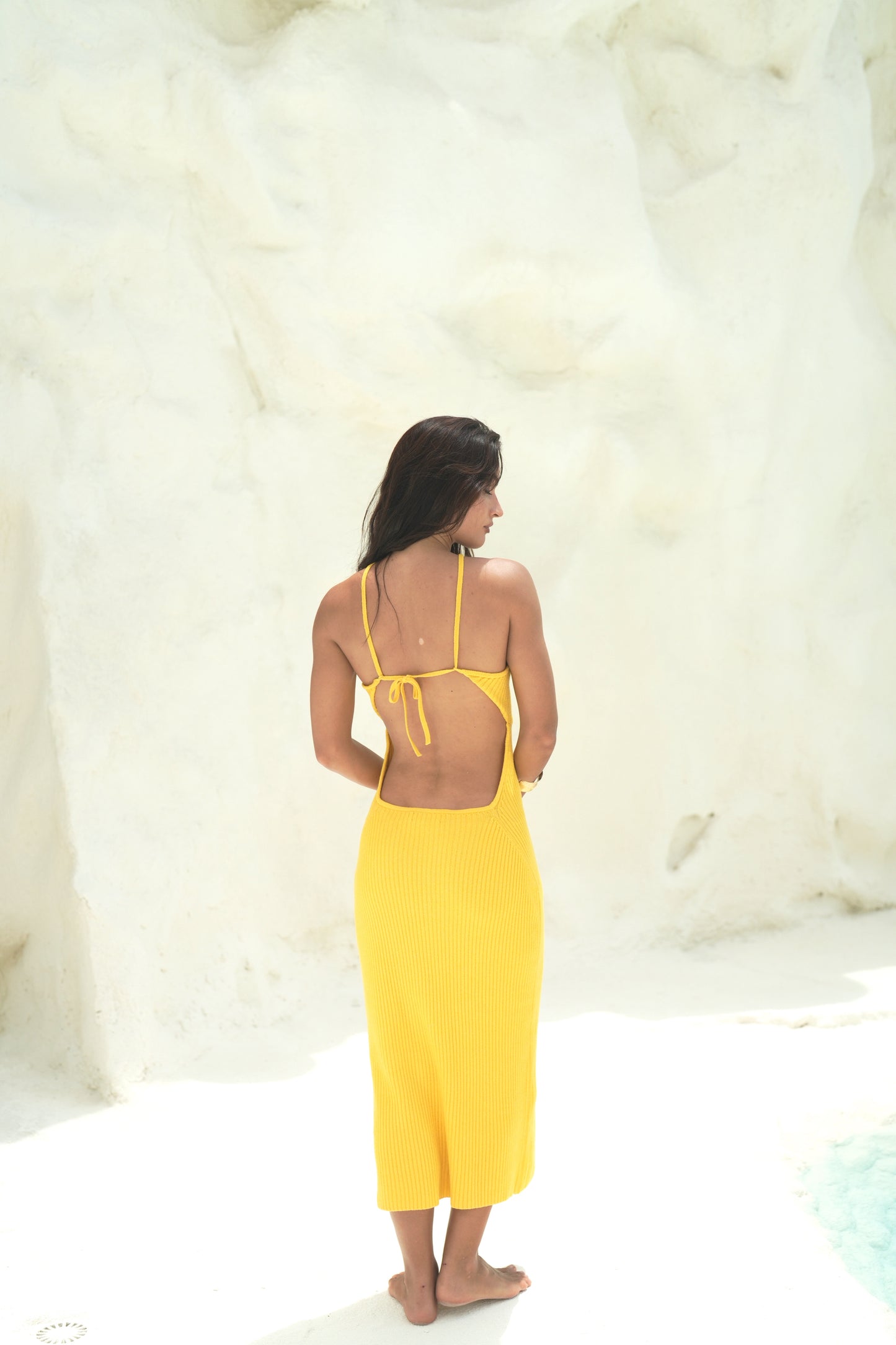 Vestido Midi Gala Amarillo