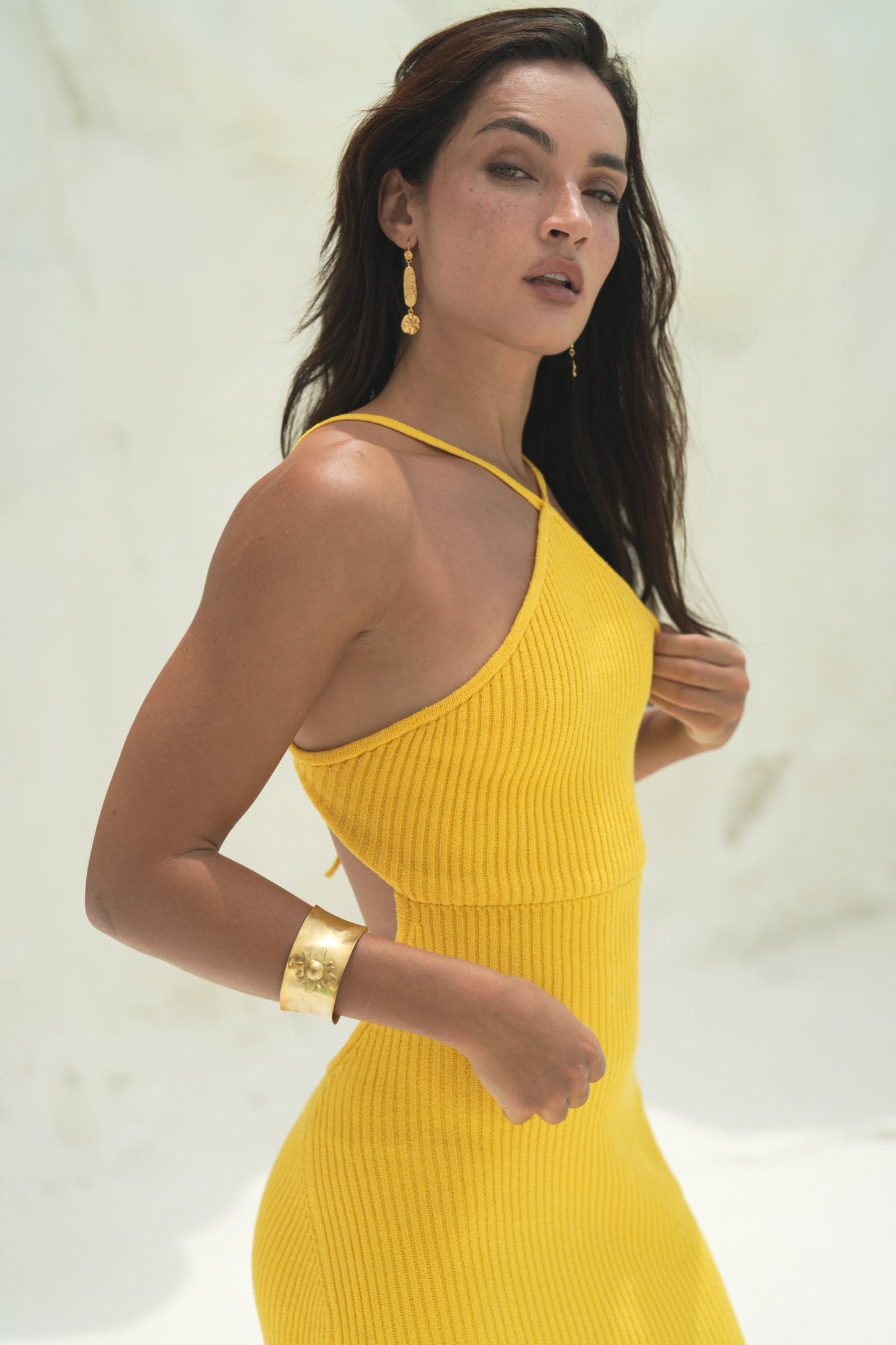 Vestido Midi Gala Amarillo