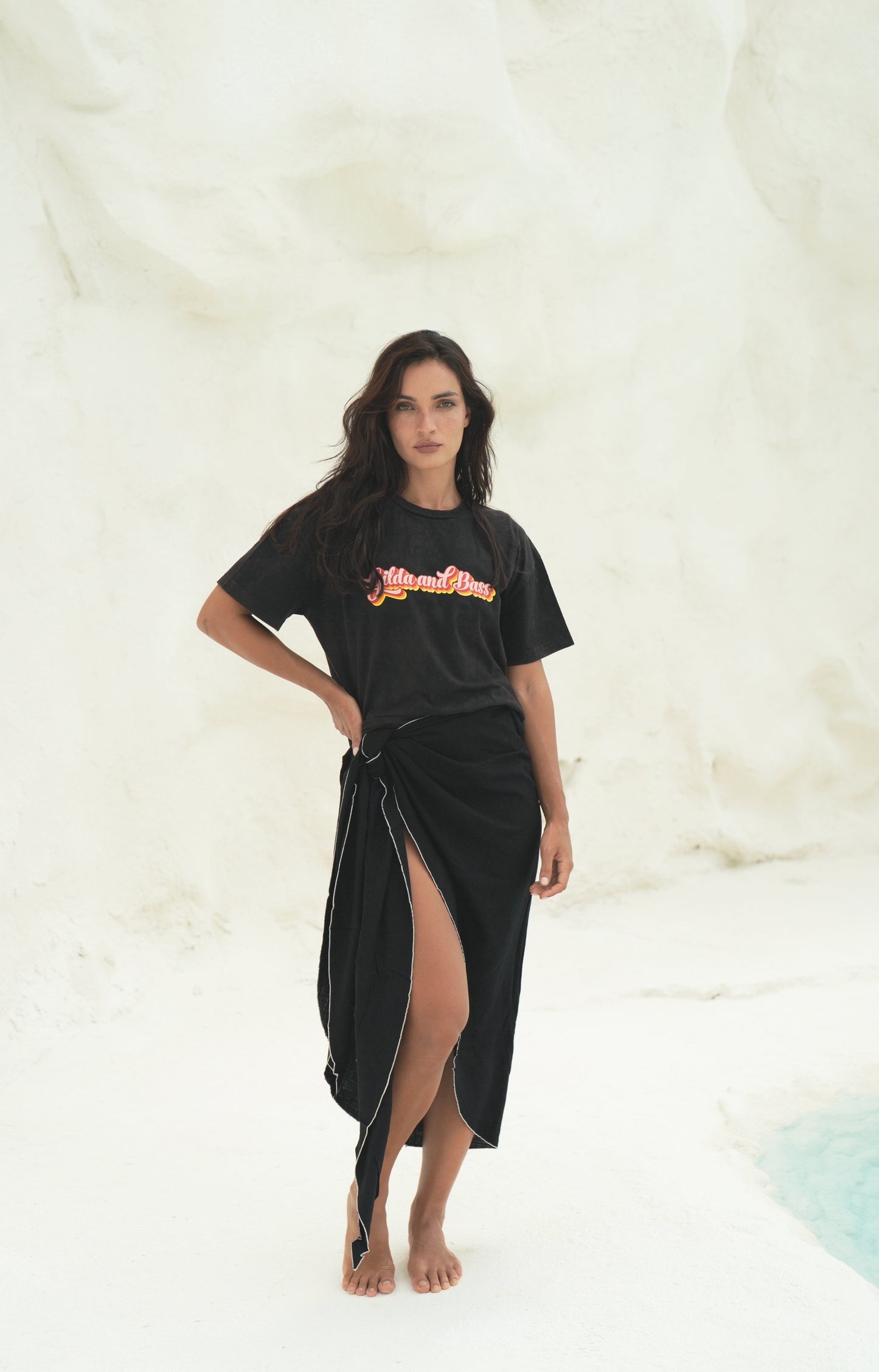 Saona T-shirt Black