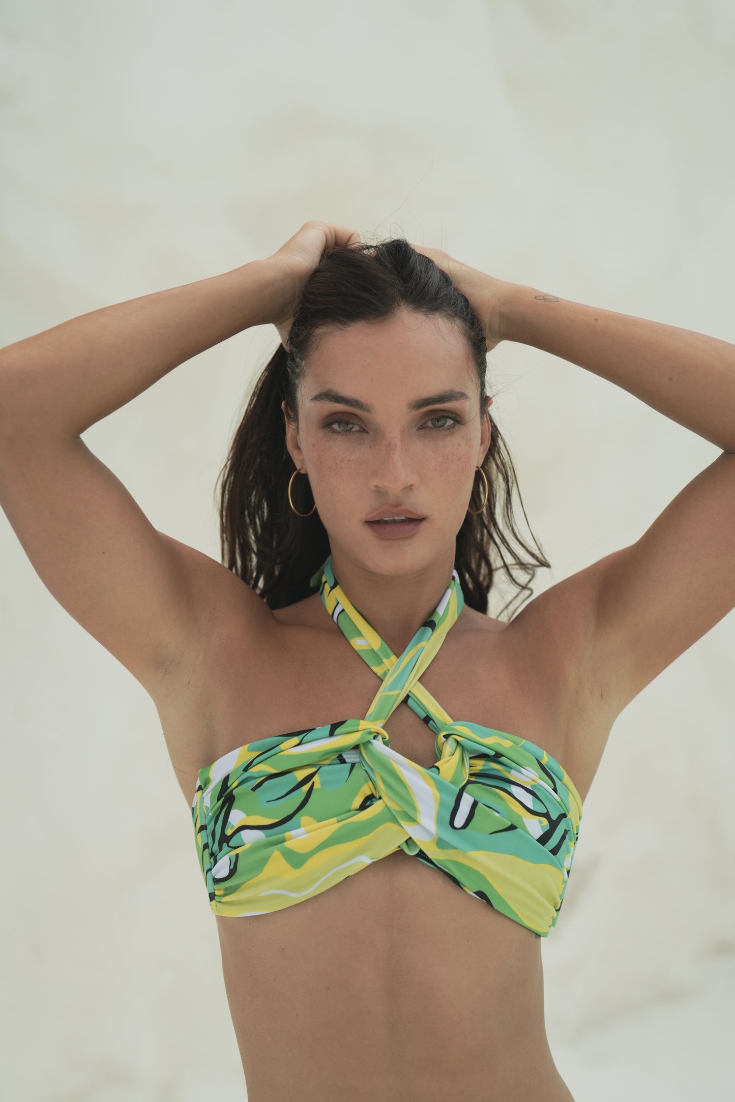 Cozumel Set Limau Print
