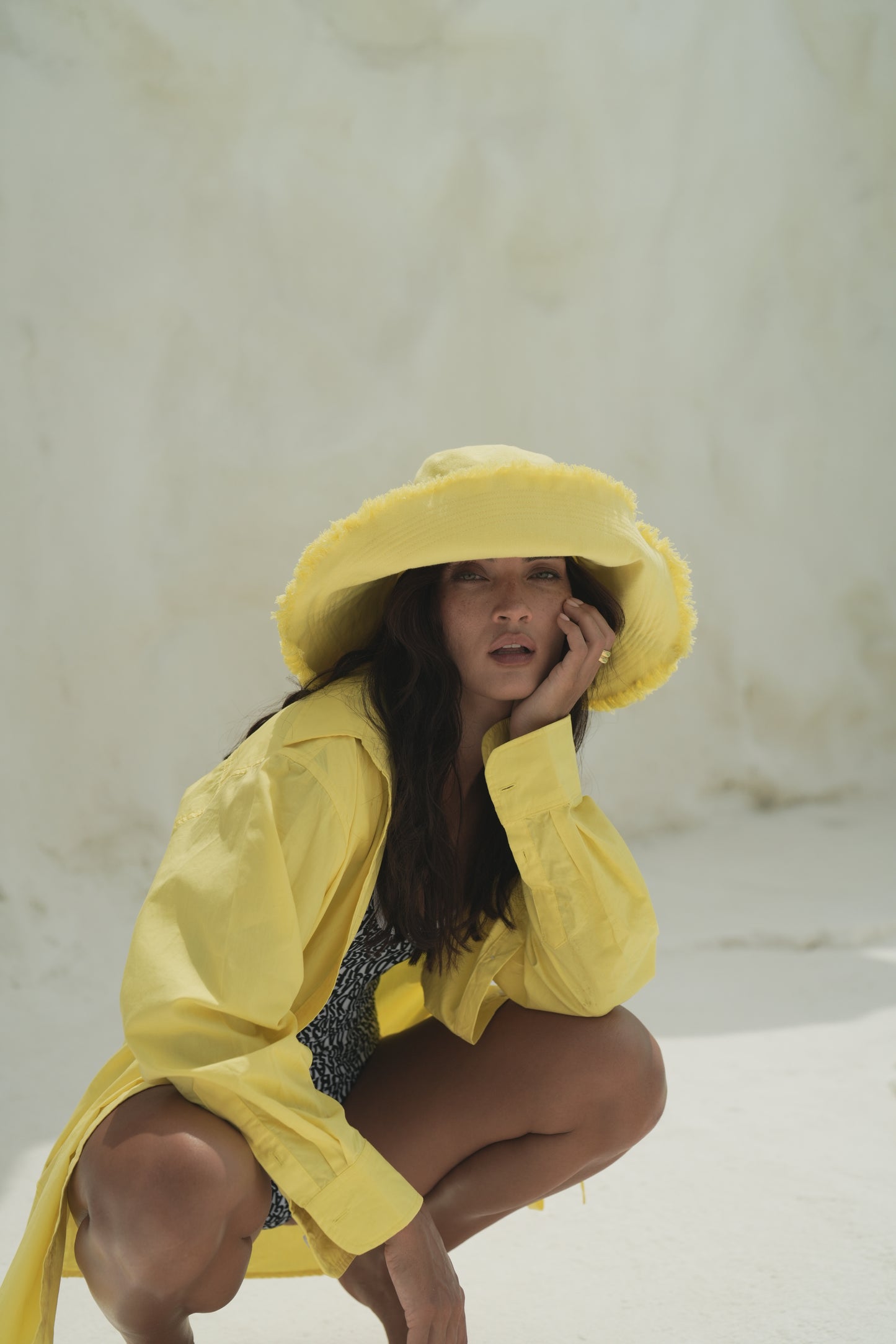 Berta Hat Yellow